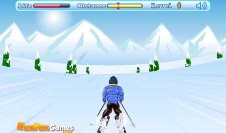 Skiing dash