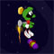 Marvin the Martian's Jet Pack Getaway